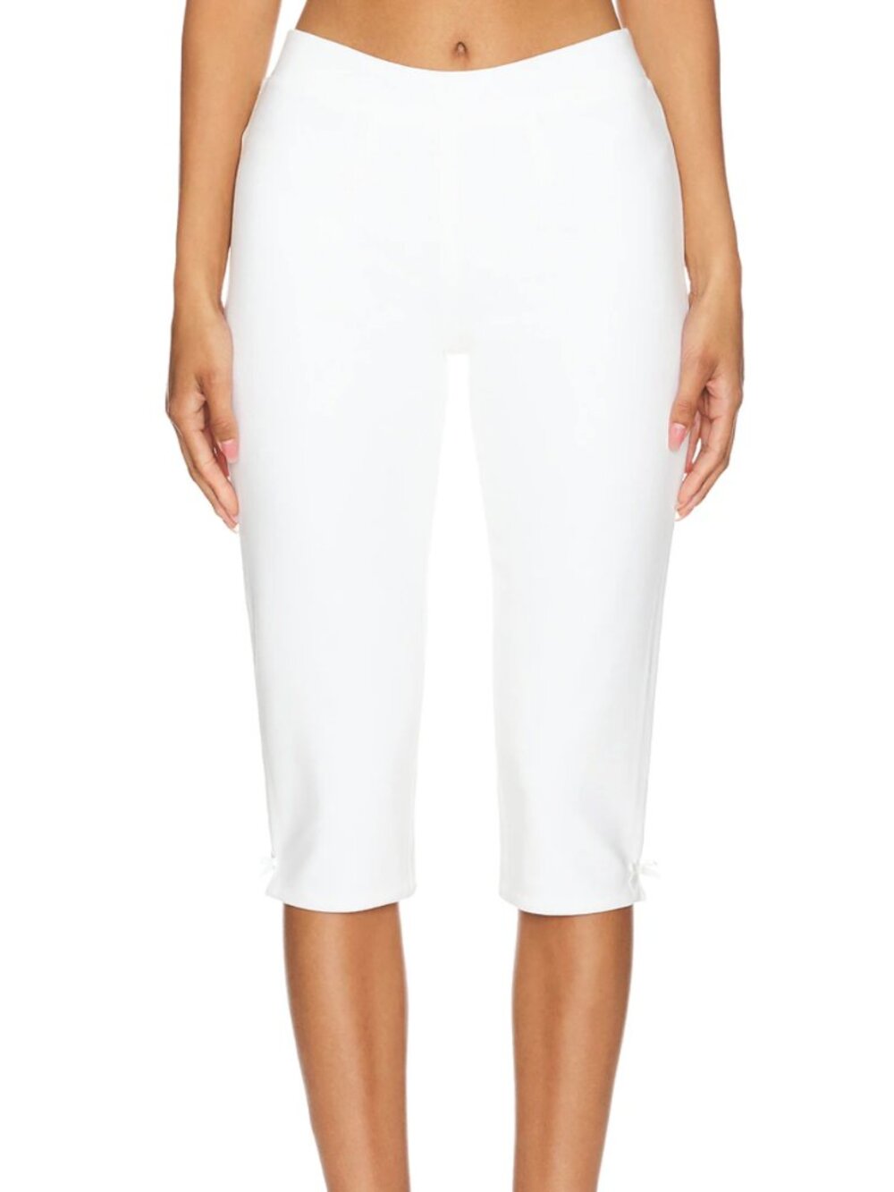 NEW GUIZIO Caria Capri Pants in White Medium M Danielle Guizio